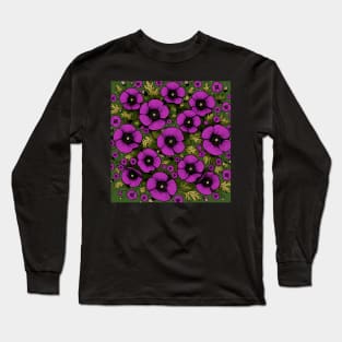 Poppy Flower Long Sleeve T-Shirt